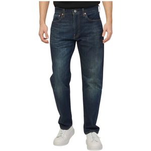 Levi's, Slim Fit Tapered Leg Blauwe Jeans Blauw, Heren, Maat:W34