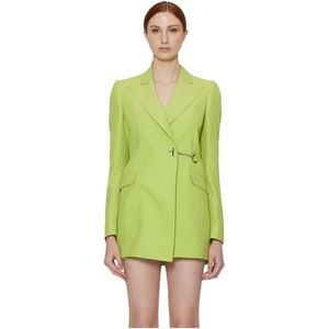 John Richmond, Blazer met kettingsluiting en zak Groen, Dames, Maat:XS