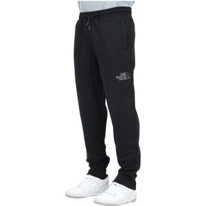 The North Face, Broeken, Heren, Zwart, XL, Katoen, Sportieve Drew Peak Zwarte Broek