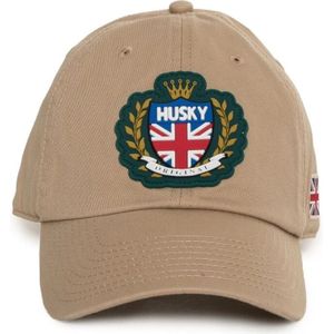 Husky Original, Accessoires, Heren, Bruin, ONE Size, Katoen, Baseball Cap Logo Katoen Mannen