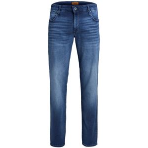 Jack & Jones, Jeans, Heren, Blauw, S L34, Katoen, Slim-fit Jeans in Blauw