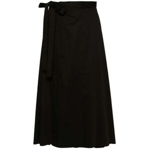 Joseph, Rokken, Dames, Zwart, S, Katoen, Midi Skirts