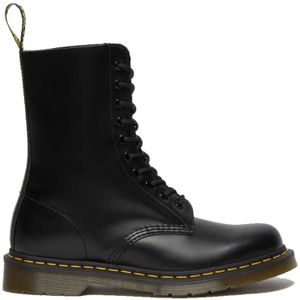 Dr. Martens, Klassieke 10-Eye Veterschoenen voor Heren Zwart, Heren, Maat:45 EU