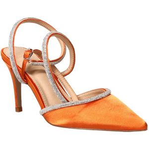 Twentyfour, Schoenen, Dames, Oranje, 41 EU, Elegante Oranje Hakken