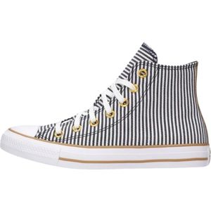 Converse, Schoenen, Dames, Veelkleurig, 37 1/2 EU, Gestreepte hoge sneakers Herringbone stijl