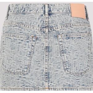 Acne Studios, Rokken, Dames, Blauw, M, Denim, Denim Shirts