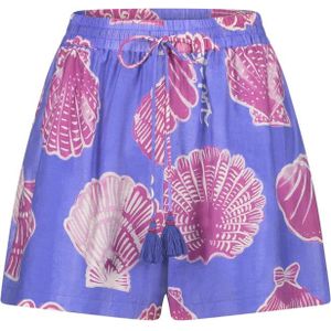 Fabienne Chapot, Korte broeken, Dames, Veelkleurig, XS, Blauwe Print Dames Boy Shorts