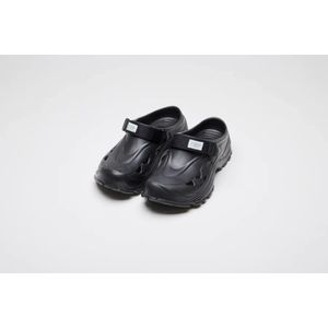 Suicoke, Schoenen, Dames, Zwart, 37 EU, Rubberen Slippers voor Dames met Verstelbare Bandjes