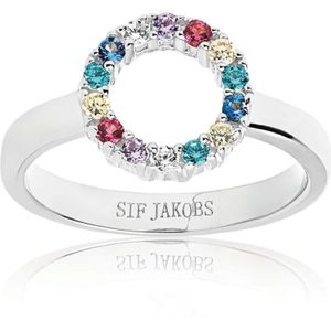 Sif Jakobs Jewellery, Biella Piccolo Ring Grijs, Dames, Maat:52 MM
