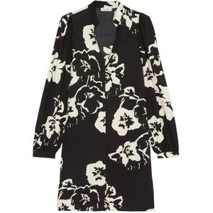 Marc O'Polo, Relaxte print jurk Zwart, Dames, Maat:2XS