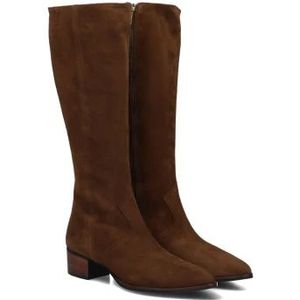 Notre-v, Schoenen, Dames, Bruin, 42 EU, Suède, Elegante Suède Hoge Laarzen