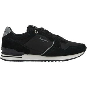 Pepe Jeans, Heren Sneakers Zwart, Heren, Maat:40 EU