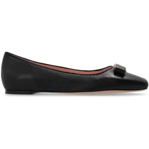 Kate Spade, Schoenen, Dames, Zwart, 38 1/2 EU, Leer, Leren balletflats