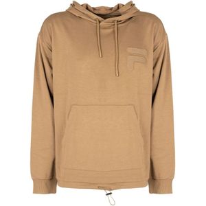 Fila, Sweatshirts & Hoodies, Heren, Bruin, XL, Loszittende hoodie