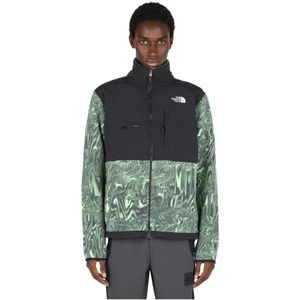 The North Face, Denali Jack met Grafische Print Groen, Heren, Maat:S