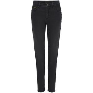 C.Ro, Zwarte Gebruikte Effect Jeans Zwart, Dames, Maat:L