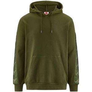 Kappa, Sweatshirts & Hoodies, Heren, Groen, M, Hoodie