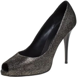 Giuseppe Zanotti Pre-owned, Pre-owned, Dames, Zwart, 40 EU, Pre-owned Fabric heels