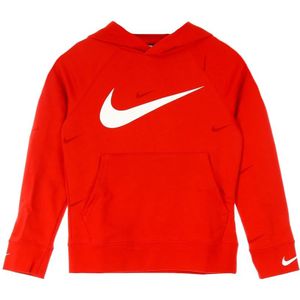 Nike, Sweatshirts & Hoodies, Heren, Rood, M, Katoen, Jongens Lichtgewicht Hoodie Fleece Pullover