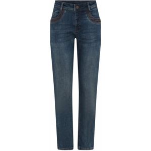 C.Ro, Jeans, Dames, Blauw, L, Katoen, Straight Jeans