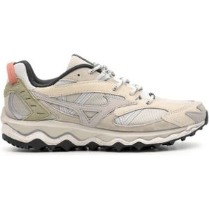 Mizuno, Schoenen, Heren, Beige, 45 EU, Heren Lage Top Wave Mujin Sneakers