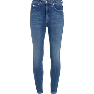 Calvin Klein Jeans, Jeans, Dames, Blauw, W25, Denim, Hoge Taille Skinny Jeans