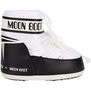 Moon Boot, Schoenen, Dames, Wit, 42 EU, Nylon, Icon Low Nylon Boots