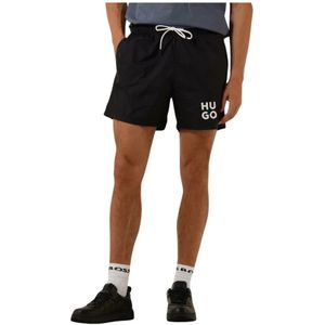 Hugo Boss, Badkleding, Heren, Zwart, XL, Polyester, Zwarte Zwembroek Paol