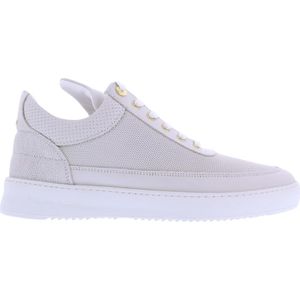 Filling Pieces, Heren Low Top Aten Sneaker Off White Wit, Heren, Maat:45 EU