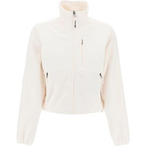 The North Face, Denali Fleece Ripstop Zip-Up Jack Beige, Dames, Maat:S