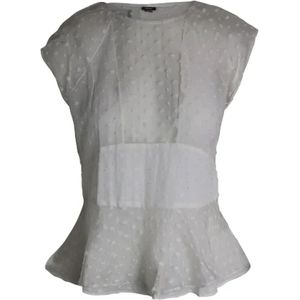 Isabel Marant Pre-owned, Pre-owned Silk tops Wit, Dames, Maat:M
