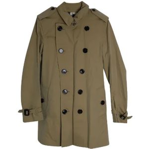 Burberry Vintage, Pre-owned, Dames, Beige, M, Katoen, Pre-owned Cotton outerwear