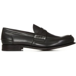 Church's, Schoenen, Heren, Bruin, 43 1/2 EU, Leer, Bruine Leren Loafer Schoenen