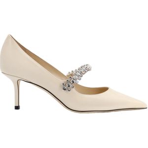 Jimmy Choo, Lakleren Stiletto Pump Beige, Dames, Maat:40 EU