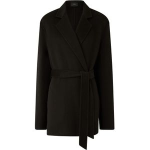 Joseph, Double Face Cashmere Cenda Coat Zwart, Dames, Maat:M