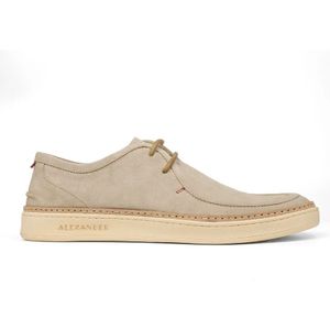 Alexander 1910, Schoenen, Heren, Beige, 44 EU, Suède, Groene Suède Enkellaars