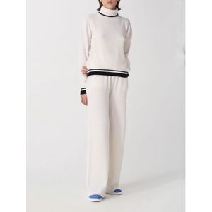 Msgm, Broeken, Dames, Wit, XS, Straight Broeken