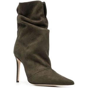 Giuseppe Zanotti, Schoenen, Dames, Groen, 36 EU, Katoen, Enkellaarsjes