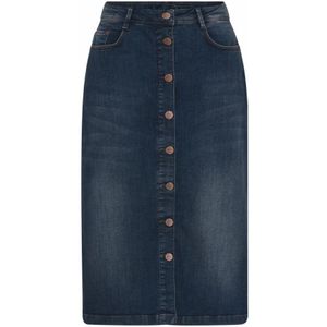 C.Ro, Rokken, Dames, Blauw, 2Xl, Denim, Denim Skirts