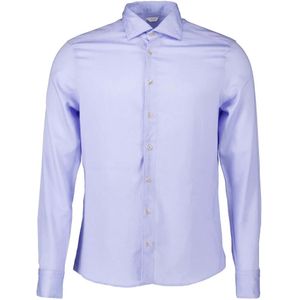 Stenströms, Overhemden, Heren, Blauw, L, Blauwe Stijlvolle Overhemd