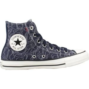 Converse, Schoenen, Dames, Blauw, 43 EU, Hoge Top Sneakers voor Vrouwen