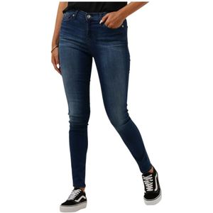Tommy Jeans, Jeans, Dames, Blauw, W28 L32, Katoen, Skinny Jeans Nora Blauw