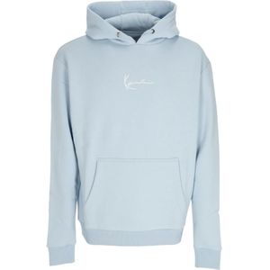 Karl Kani, Sweatshirts & Hoodies, Heren, Blauw, XL, Lichtblauwe Streetwear Hoodie