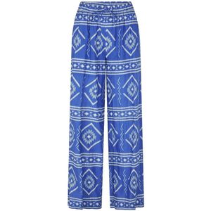 Lollys Laundry, Blauwe Wijde Pijp Broek Blauw, Dames, Maat:2XL