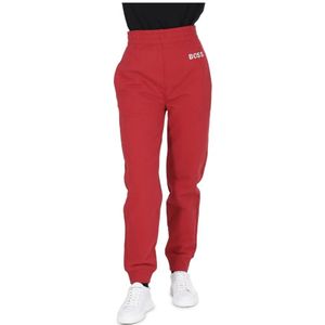 Hugo Boss, Trainingsbroeken Rood, Dames, Maat:S