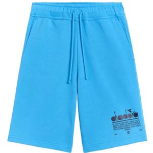 Diadora, Korte broeken, Heren, Blauw, L, Bermuda Shorts voor Heren