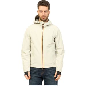 K-Way, Urban Korte Jas Beige Beige, Heren, Maat:L