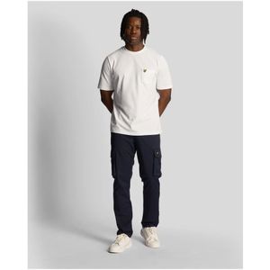 Lyle & Scott, Broeken, Heren, Blauw, W32 L32, Cargo Broek