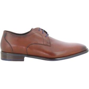 Floris van Bommel, Schoenen, Heren, Bruin, 41 1/2 EU, Leer, Heren schoenen cognac leer