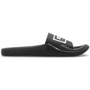 Kenzo, Rubberen slippers met logo Zwart, Heren, Maat:40 EU